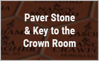 Paver Stone and Key to the Crown Room